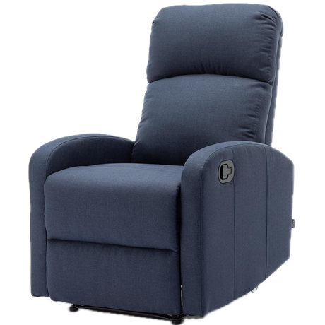 Sillon Reclinable Reposapies Azul