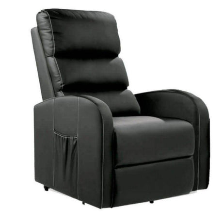 Sillón Relax LEVANTA PERSONAS con Masaje Vibratorio y Calor Lumbar BLANCO