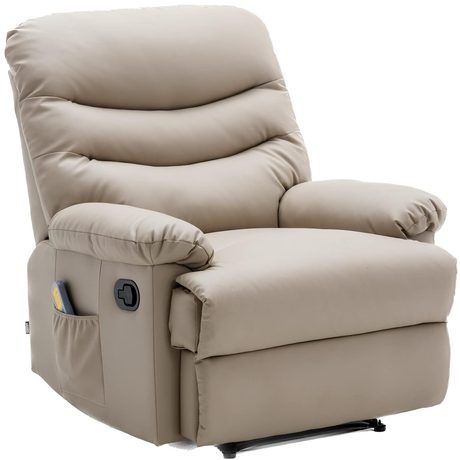 Sillon Relax Reclinable Crema