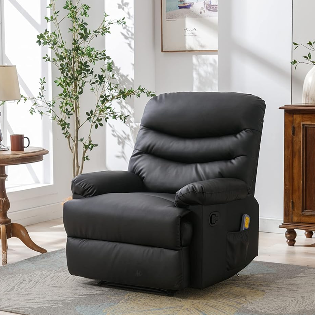 Sillon Relax Reclinable Negro