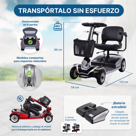 Scooter Eléctrico para Personas Mayores MATE