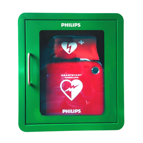 Vitrina Desfibrilador con Alarma y Cantos Redondeados