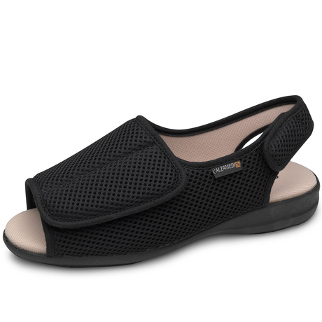 Zapatilla Apertura Total Negro