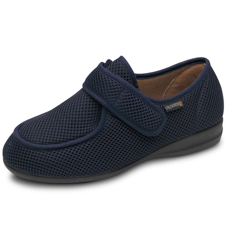 Zapatilla Ortopedica Velcro Azul