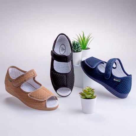 Zapatillas Ancho Especial Ortopédicas Tejido Biocompatible