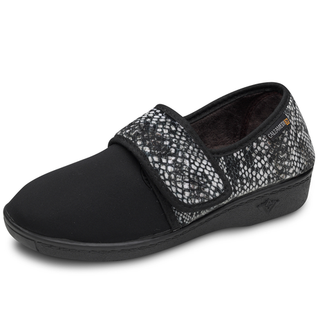 Zapatillas Confort Mujer Blancas Negras