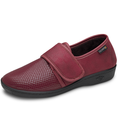 Zapatillas Confort Mujer Burdeos