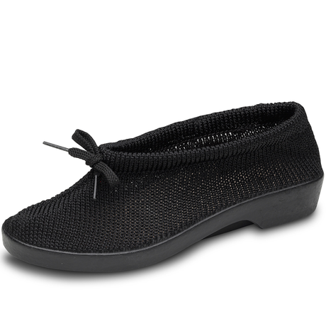 Zapatillas Rejilla Elasticas Negras