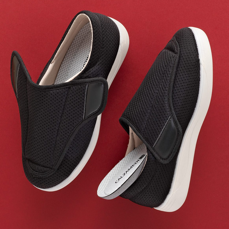 Zapatillas Rejilla Mujer Negras