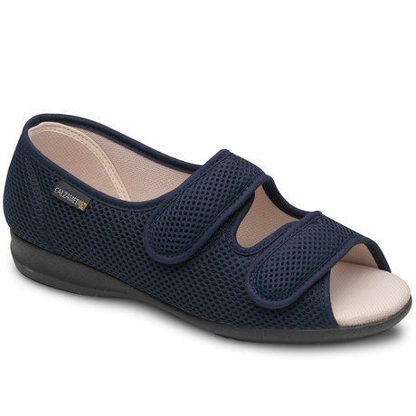 Zapatillas Transpirables Puntera Abierta Azul