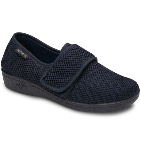 Zapatillas Velcro Mujer Negro