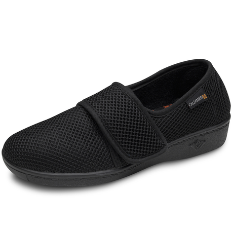 Zapatillas Velcro Mujer Oscuras