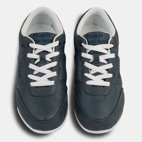 Zapatillas para Pies Delicados Azules Cordones