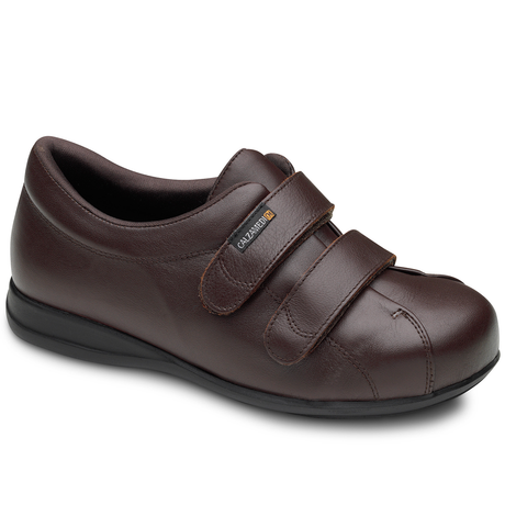 Zapato Pies Delicados Diabeticos Marron