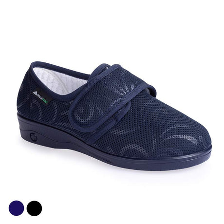 Zapatos-Ortopédicos-Mujer-Puntera-Ancha-Espiral-Velcrocompatible