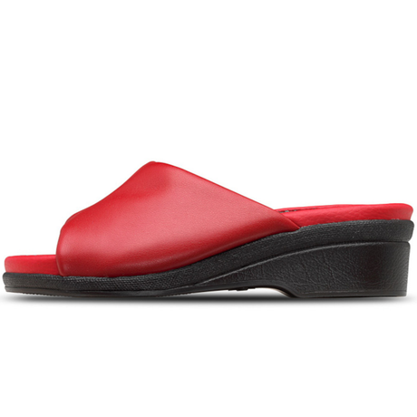 Zueco Laboral Mujer Rojo