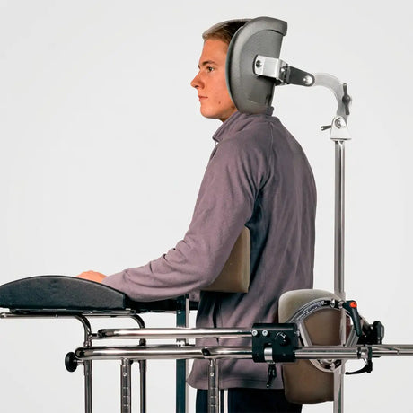 Accesorio cabezal para el bipedestador de adulto Standy que ofrece comodidad en el uso diario dortomedical