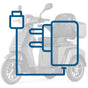 Adaptación para scooter-moto de 800w cargado rápido dortomedical