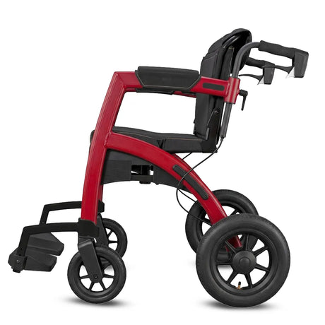 Andador con ayuda para umbrales y aceras Rollz Motion, diseñado para caminar con seguridad, dortomedical