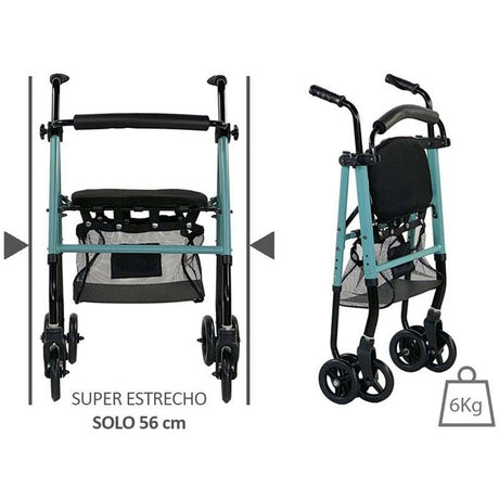 Andador Asiento Frenos Estrecho