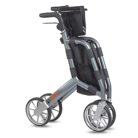Andador con ruedas de 20 cm diseñado para una maniobrabilidad excepcional y facilidad de movimiento en exteriores dortomedical