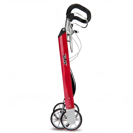 Andador con empuñaduras ergonómicas regulables en altura para mantener una postura óptima dortomedical