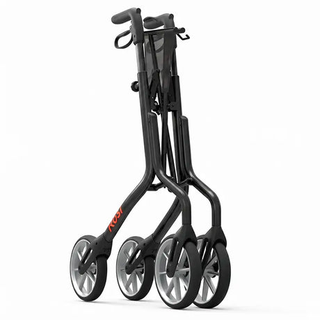 Andador plegable y compacto para transporte en viajes dortomedical