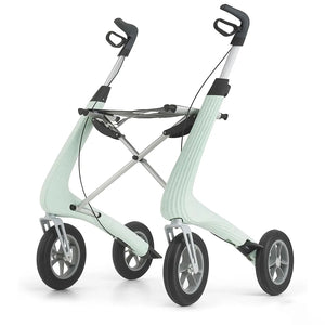 Andador plegable y ligero con asiento incorporado para comodidad en paseos dortomedical