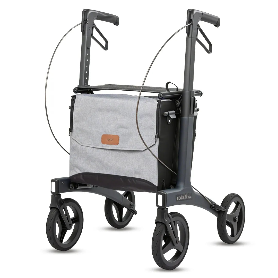 Andador con ruedas E-TPE para una rodadura suave, silenciosa y sin mantenimiento en interiores de Dortomedical