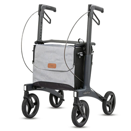 Andador con ruedas E-TPE para una rodadura suave, silenciosa y sin mantenimiento en interiores de Dortomedical