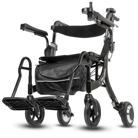 Andador con sistema anticaídas y frenado automático para prevención de riesgos dortomedical