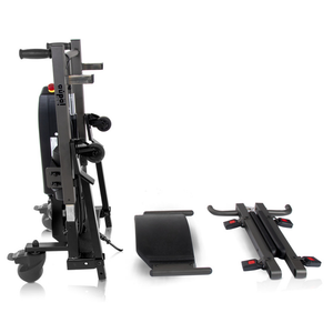 Piezas desmontables de la silla Aúpa Chair T-Flex con pata central optimizada para transferencias desde silla de ruedas dortomedical