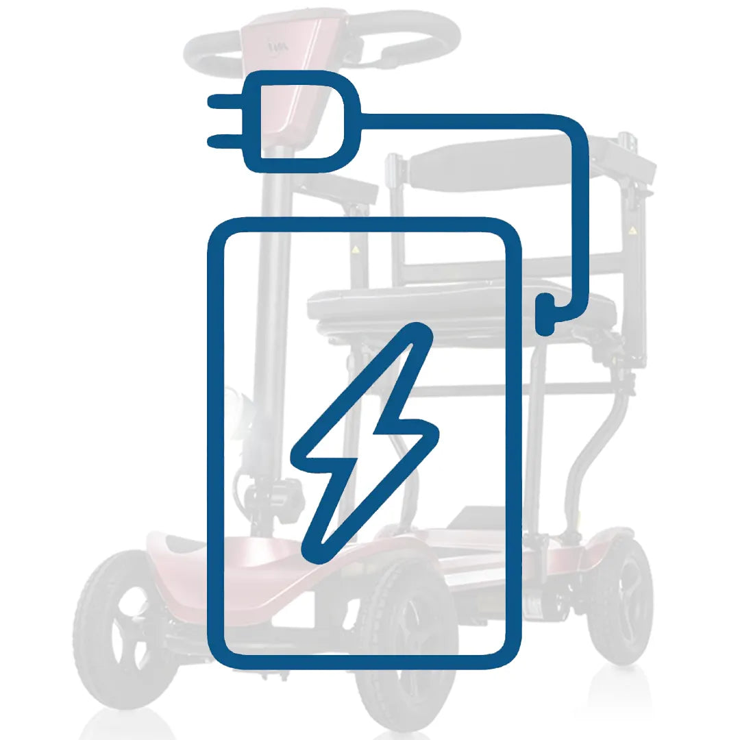 Batería original extra para el scooter eléctrico Bora Bora dortomedical