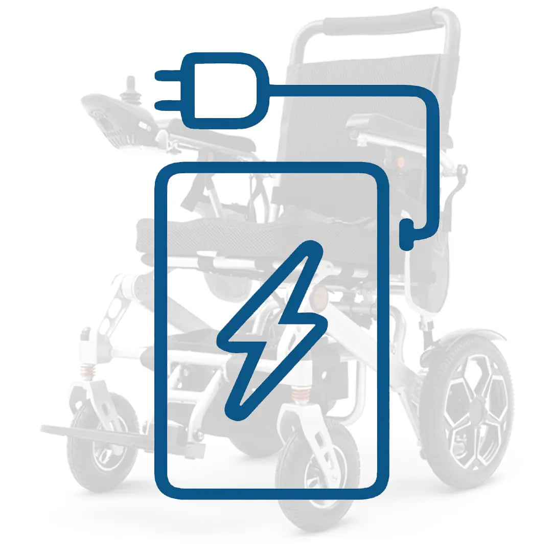 Batería original para la silla de ruedas eléctrica y plegable de aluminio MA dortomedical