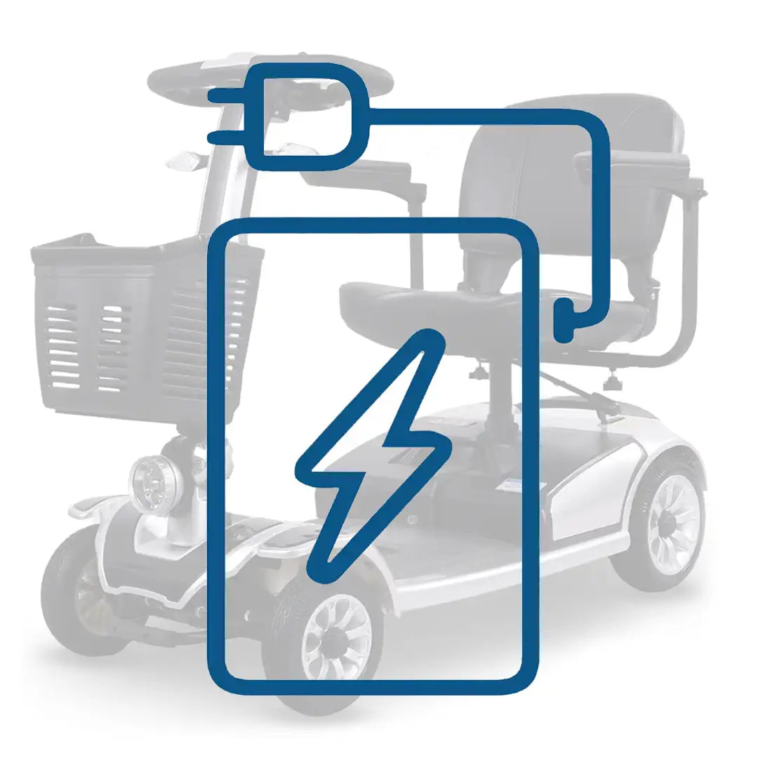 Batería Original para Scooter Eléctrico para Personas Mayores MATE + Caja de Batería