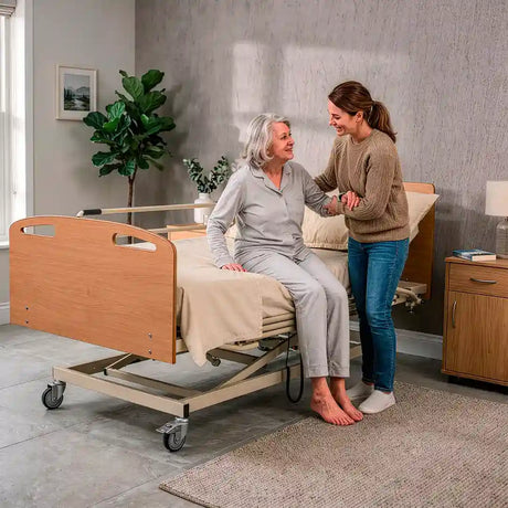 Cama Articulada con Carro Elevador GERAS Configurable dortomedical