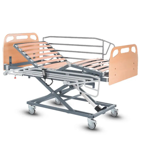 Cama articulada eléctrica con tensores en la zona lumbar para una comodidad total dortomedical