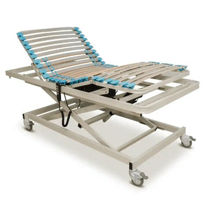 Cama articulada con lamas dobles y refuerzo lumbar que mejora el descanso de la espalda dortomedical