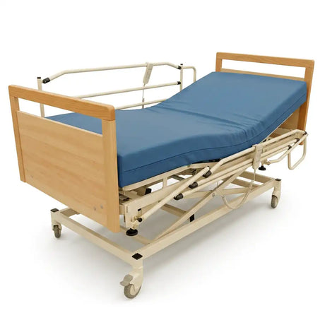 Cama asistencial con espacio inferior de 14 cm que permite el uso de grúas de traslado dortomedical