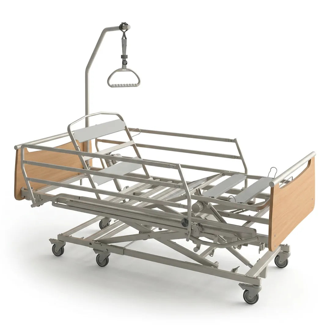 Cama médica plegable con sistema Easy Move para facilitar el montaje sin herramientas dortomedical
