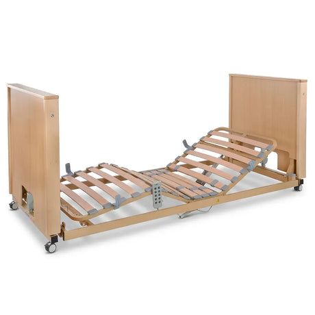 Cama para Alzheimer baja y sin barandillas para un descanso seguro de pacientes con desorientación nocturna dortomedical