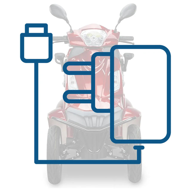 Cargador para batería de gel del scooter eléctrico Faster Xtrem dortomedical