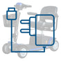 Cargador de baterías original para scooters y sillas de ruedas de Libercar dortomedical
