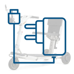 Cargador original de batería para scooter atto dortomedical