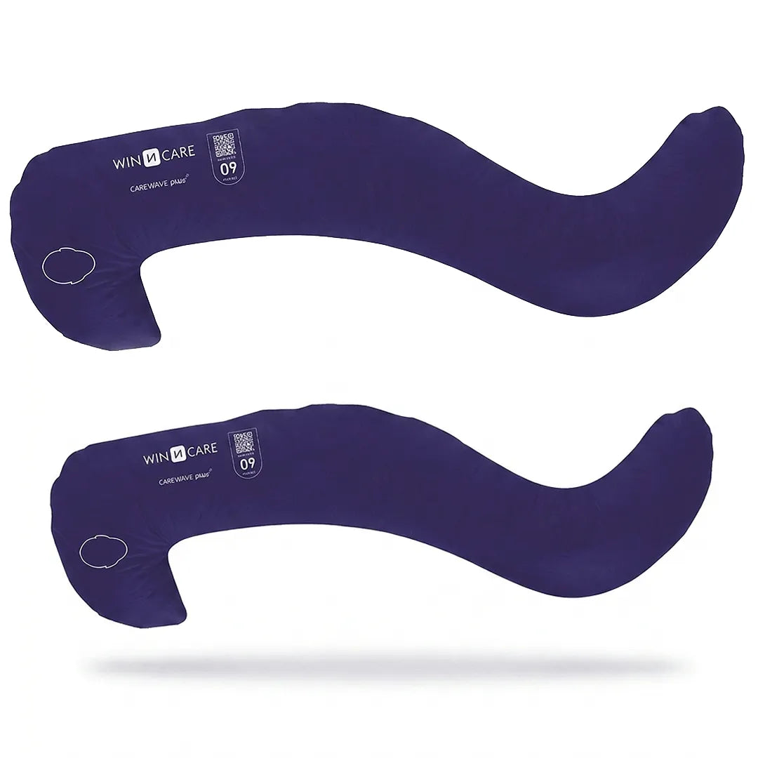 Tamaños disponibles del cojín posicionador antiescaras de decúbito lateral a 30 grados con almohada para la prevención de úlceras por presión dortomedical