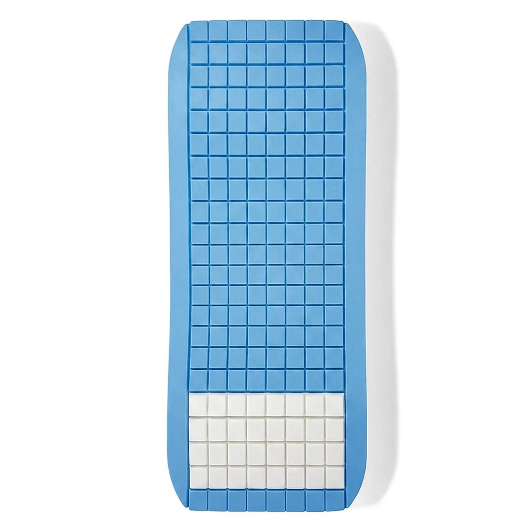 Colchón antiescaras con funda integral de poliuretano para una protección completa del núcleo dortomedical