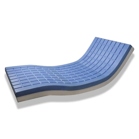 Colchón antiescaras viscoelástico ortopédico con base de espuma HR de alta densidad y espuma viscoelástica con efecto memoria dortomedical