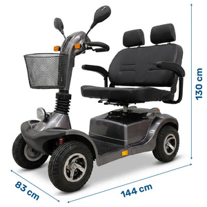 Scooter Eléctrico para 2 Personas 700W EBRO BIPLAZA