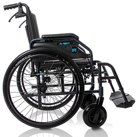 Silla de Ruedas Ortopédica Plegable de Aluminio o Acero SABY PLUS