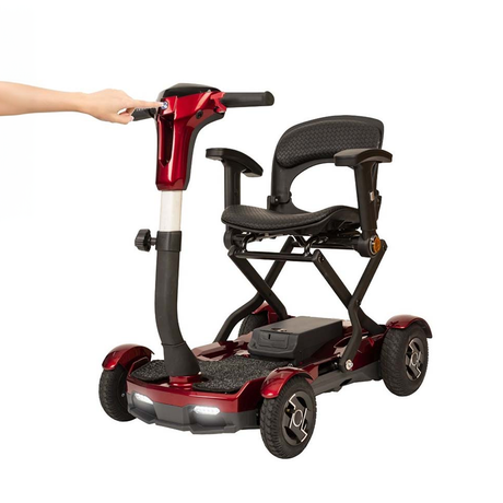 Scooter Eléctrico PLEGADO AUTOMÁTICO con botón I-Láser